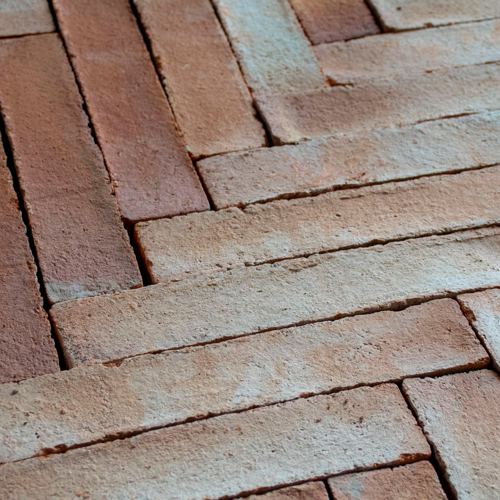 Belægningstegl sildeben rød