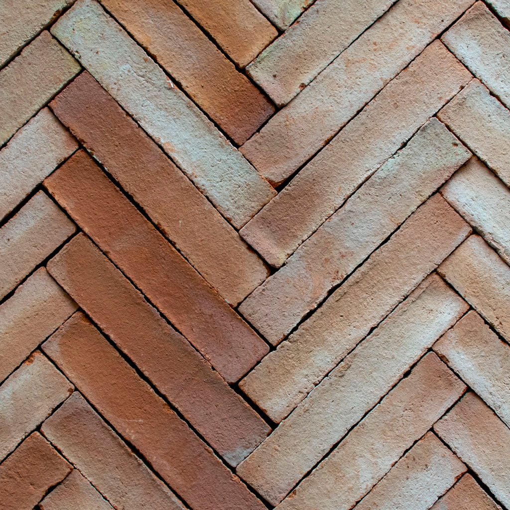 Belægningstegl sildeben rød