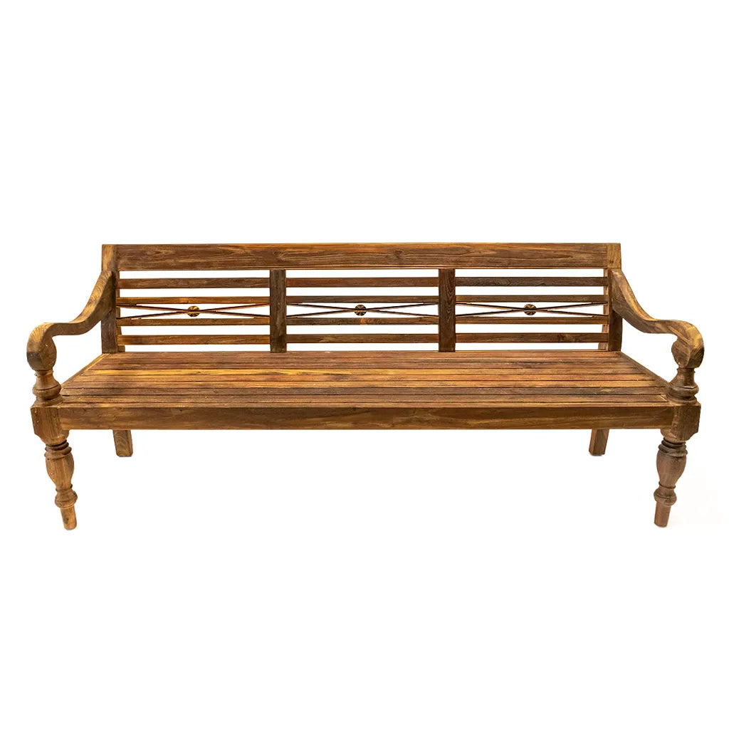 Vintage trädgårdssoffa teak