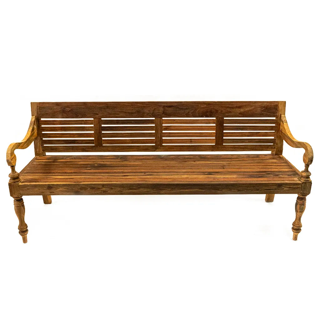 Vintage trädgårdssoffa teak