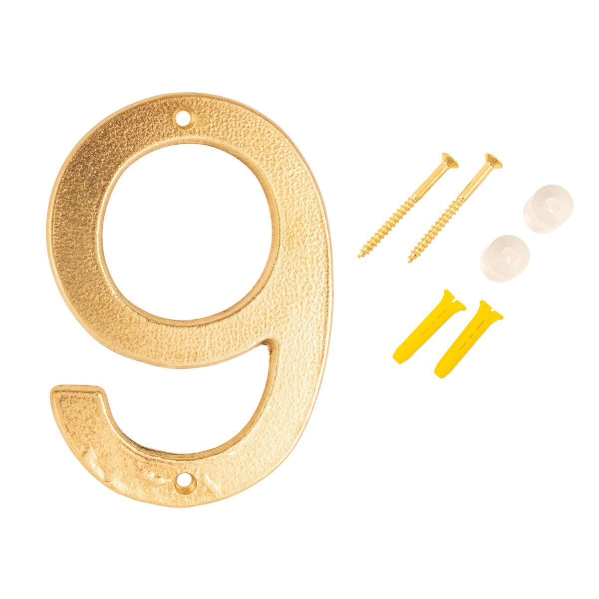 Husnummer 9 Aurelia rå mässing