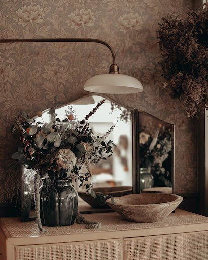 Spegel Karin 3-delad Antik Silver