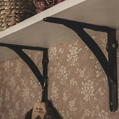 Konsol Jern Sort stor 20x20 cm