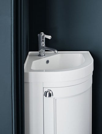 Burlington hjørnekommode 43 cm med håndvask