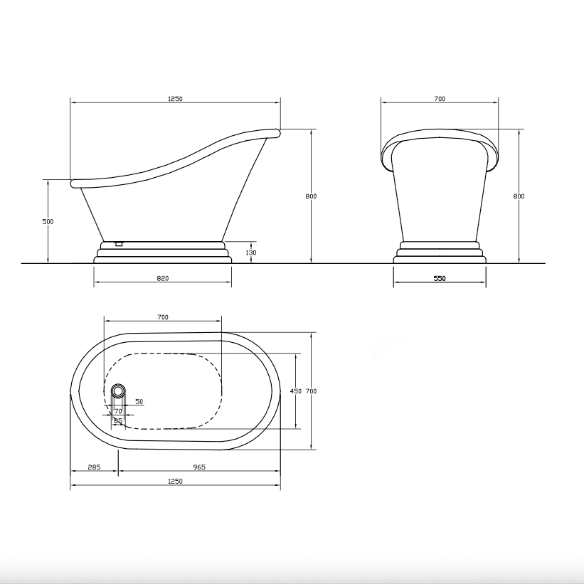 Kobber badekar Snogeholm