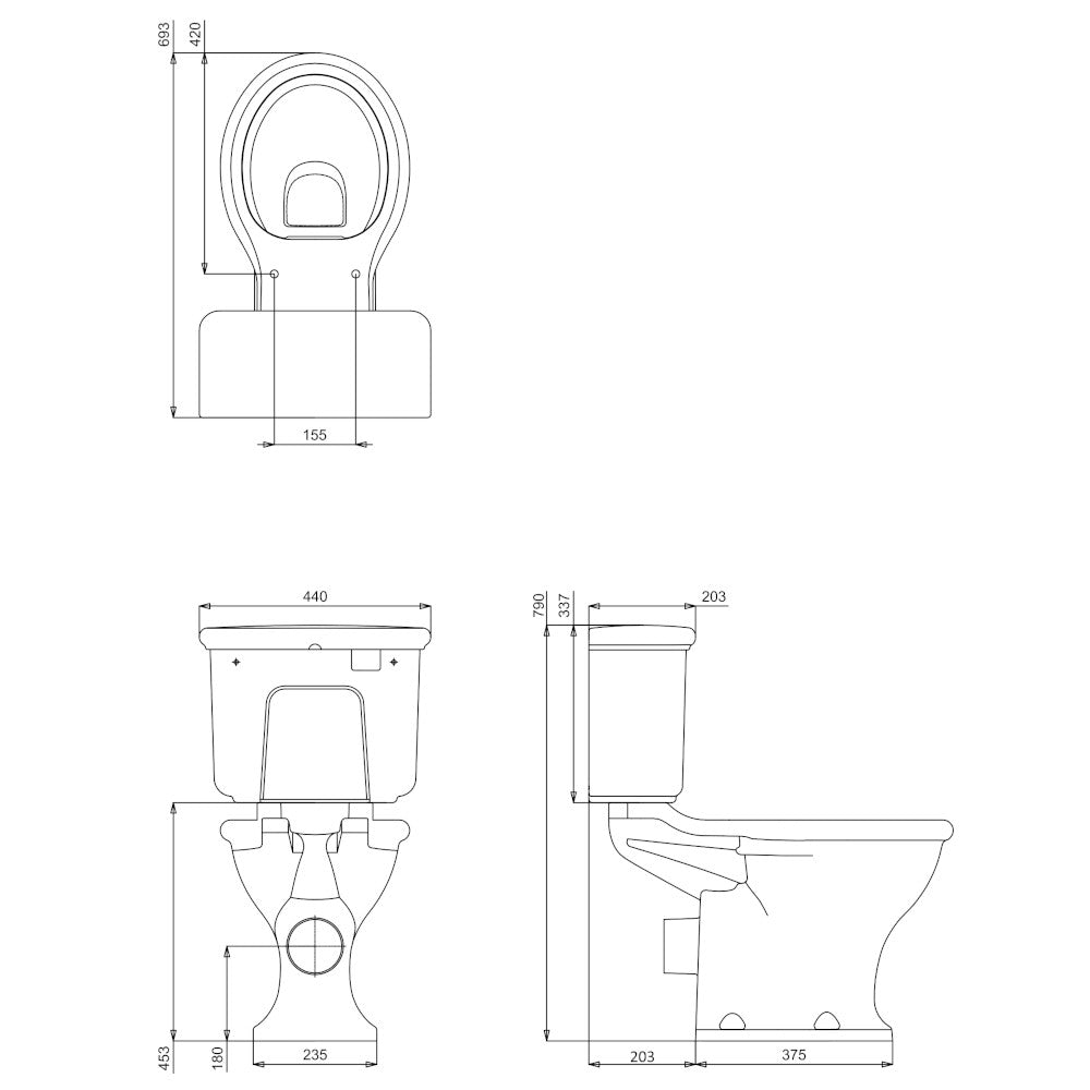 Burlington Guild toalett