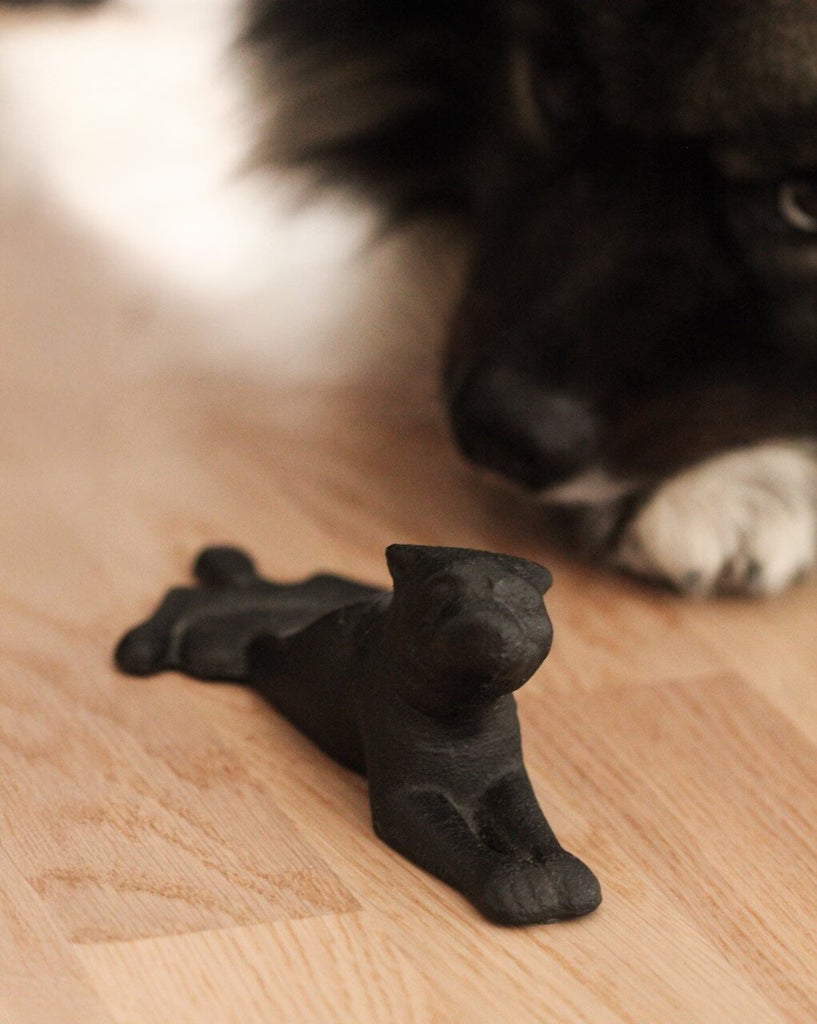 Dörrstopp hund svart