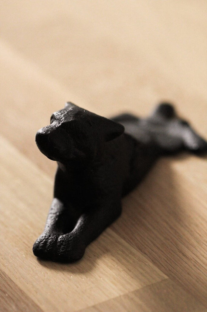 Dörrstopp hund svart