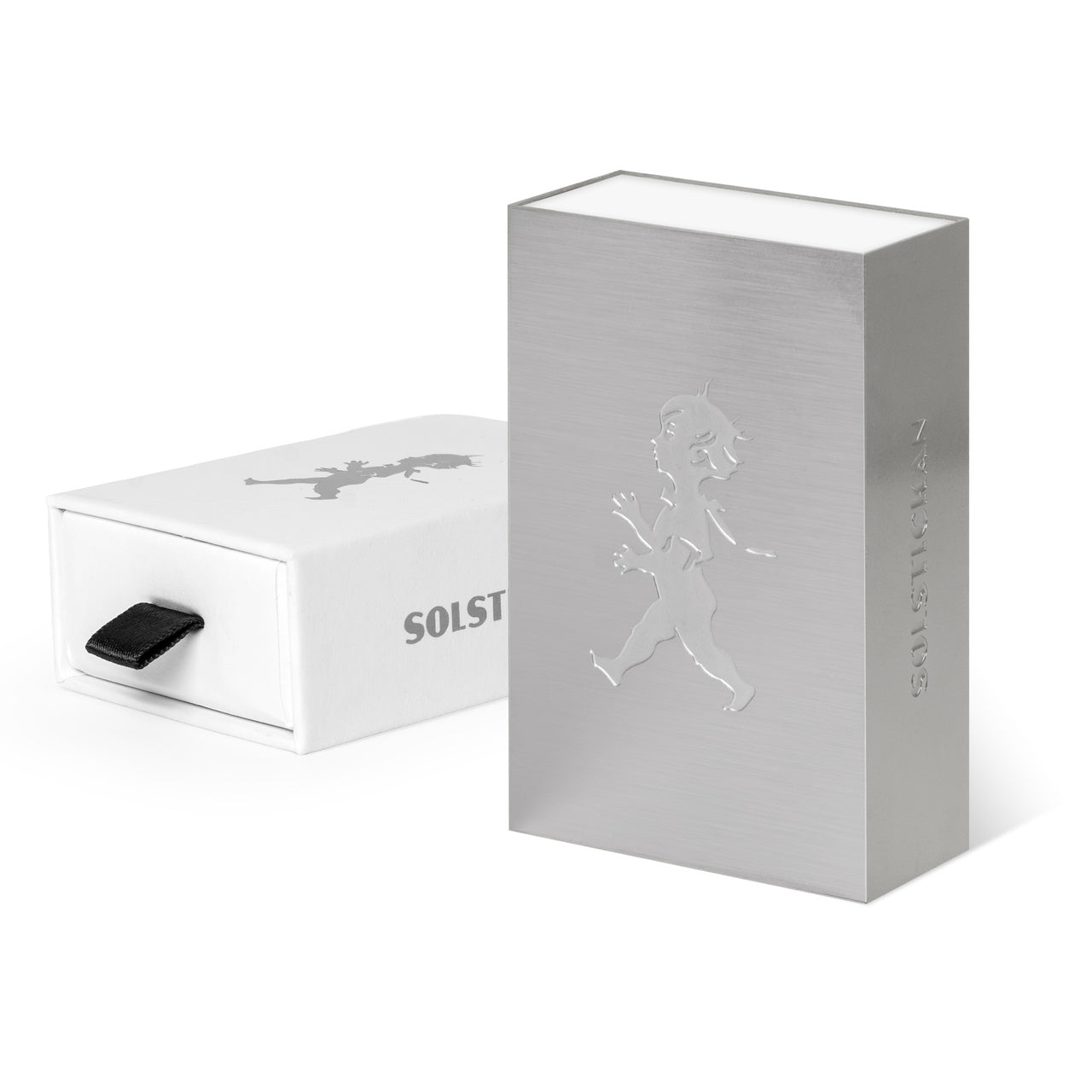 Tändsticksfodral Solstickan silver