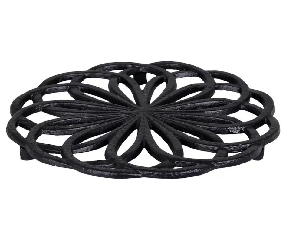 Grytunderlägg Blomma Järn