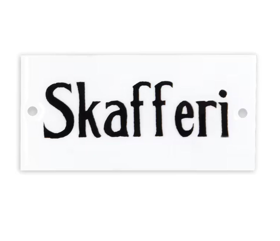 Skylt Skafferi