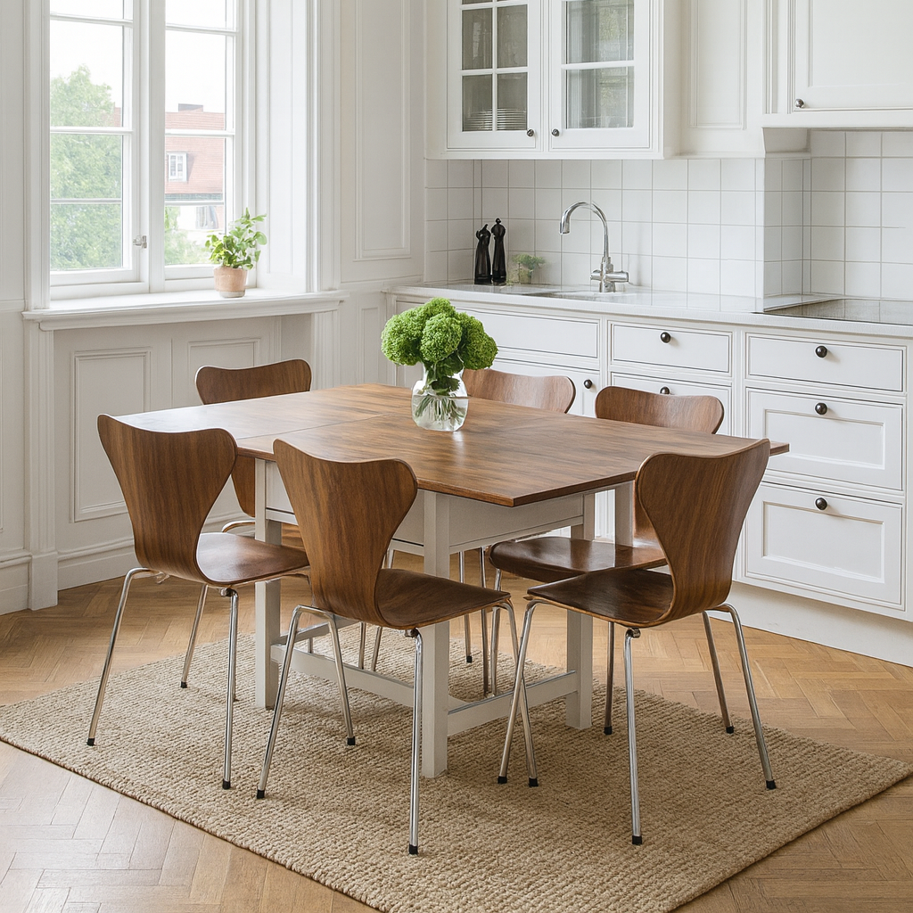 Slagbord teak/løvgrøn Vera