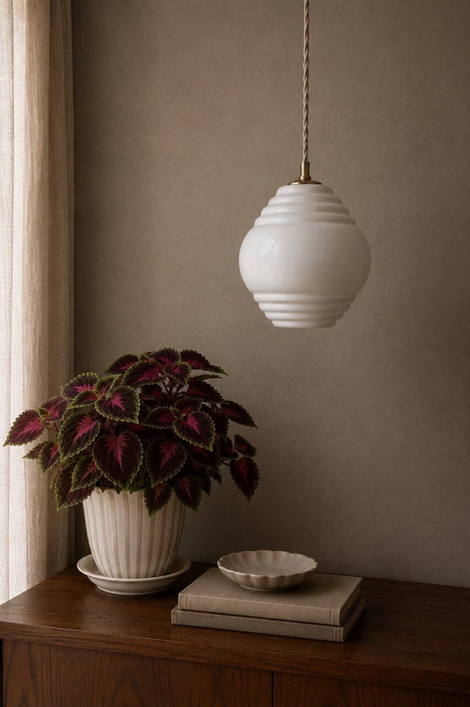 Loftlampe Ada opal beige