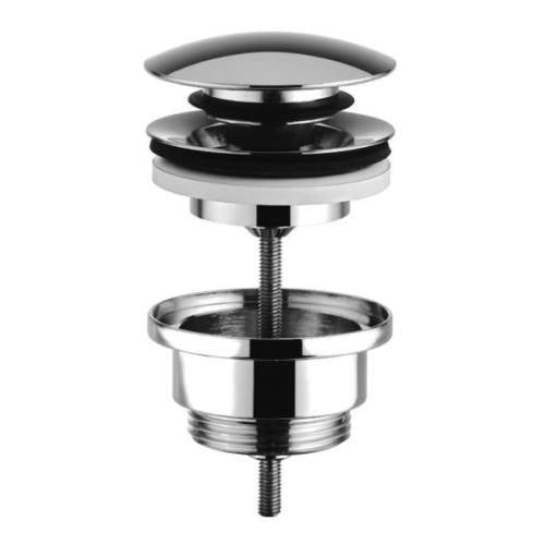 Bottenventil pop up krom