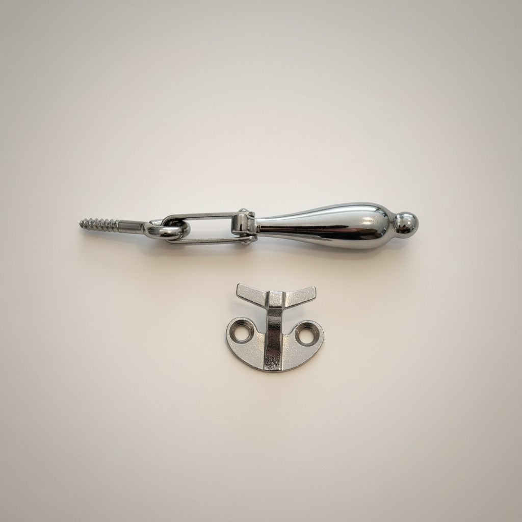 Fönsterlås Droppen Förnicklad