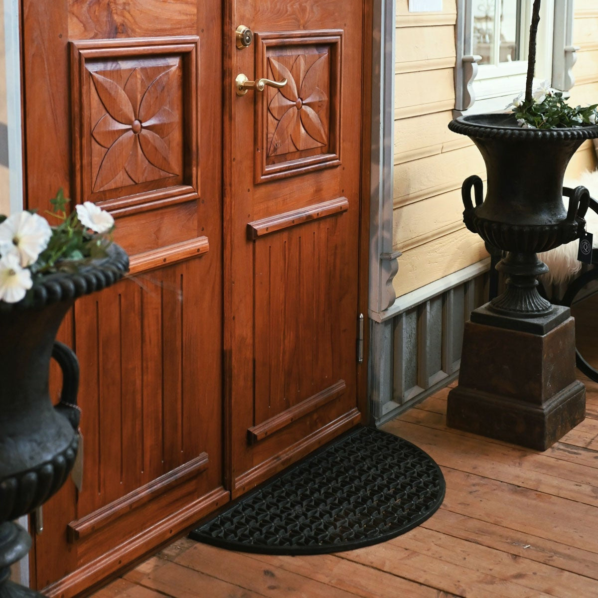 Fodskraber halvcirkel støbejern