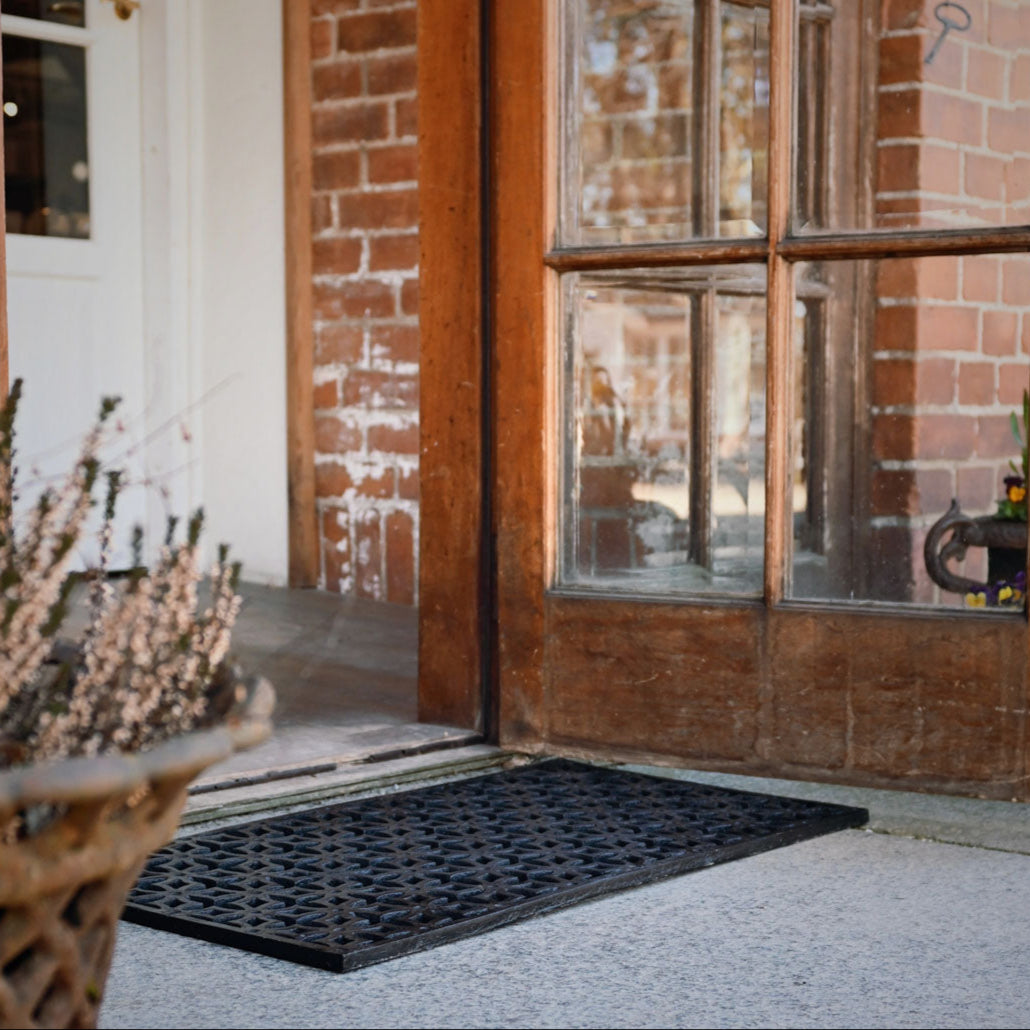 Fodskraber halvcirkel støbejern