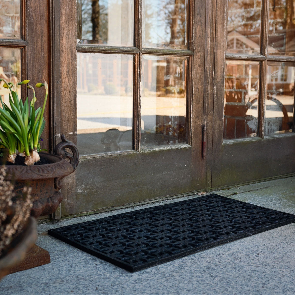 Fodskraber halvcirkel støbejern