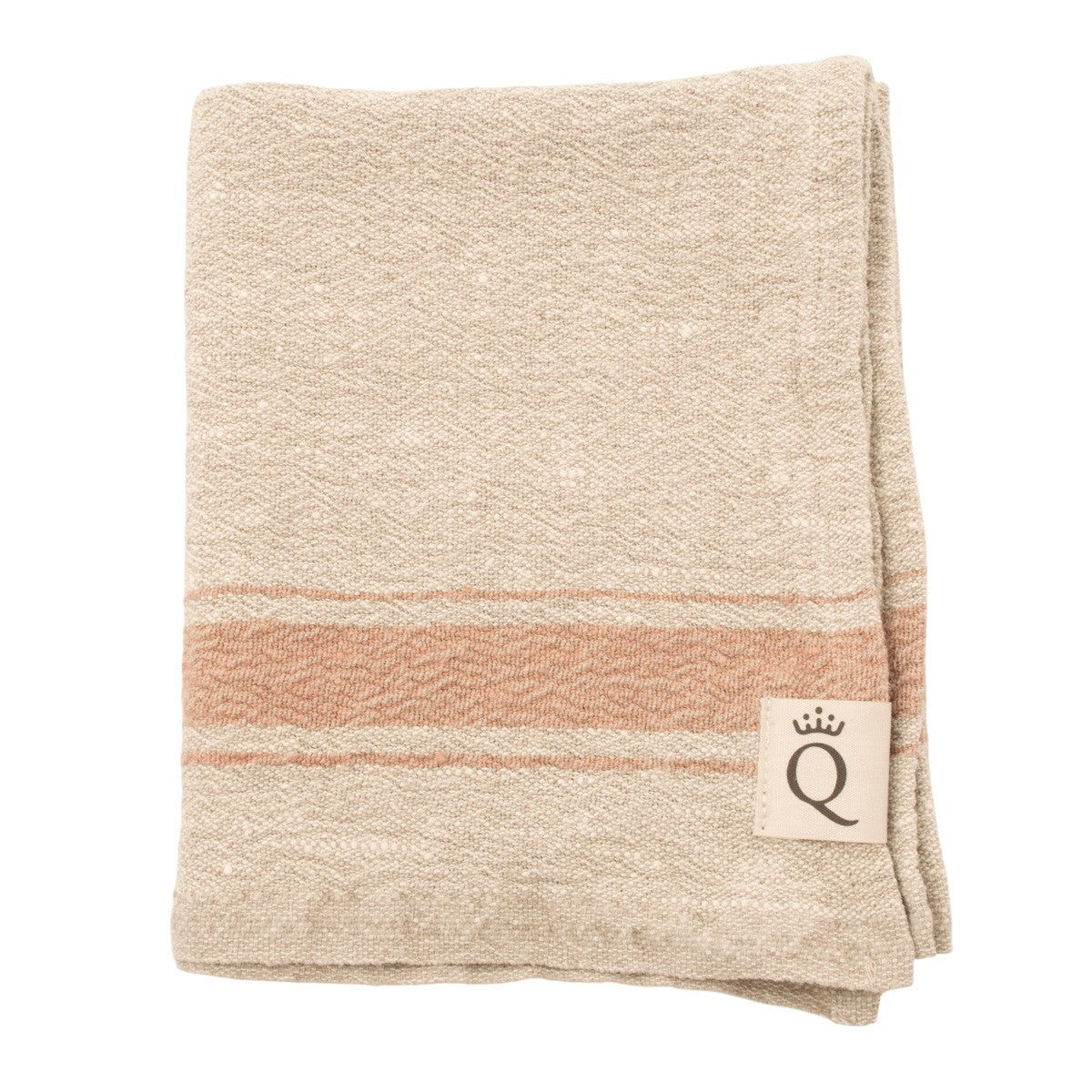 Kökshandduk Hörte natur/rost 40x65 cm