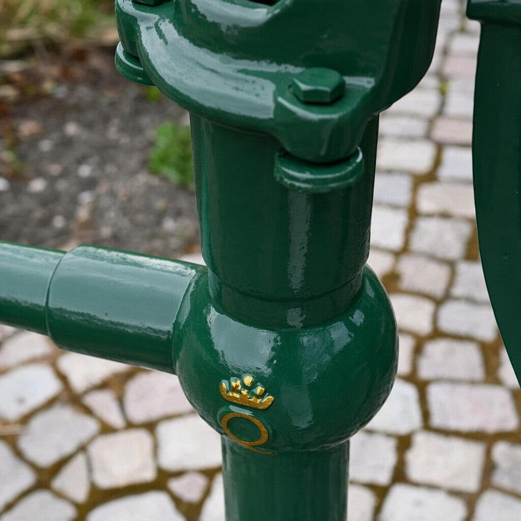 Manuelle Hofpumpe aus Gusseisen für Brunnen und Tank - Qvesarum grün