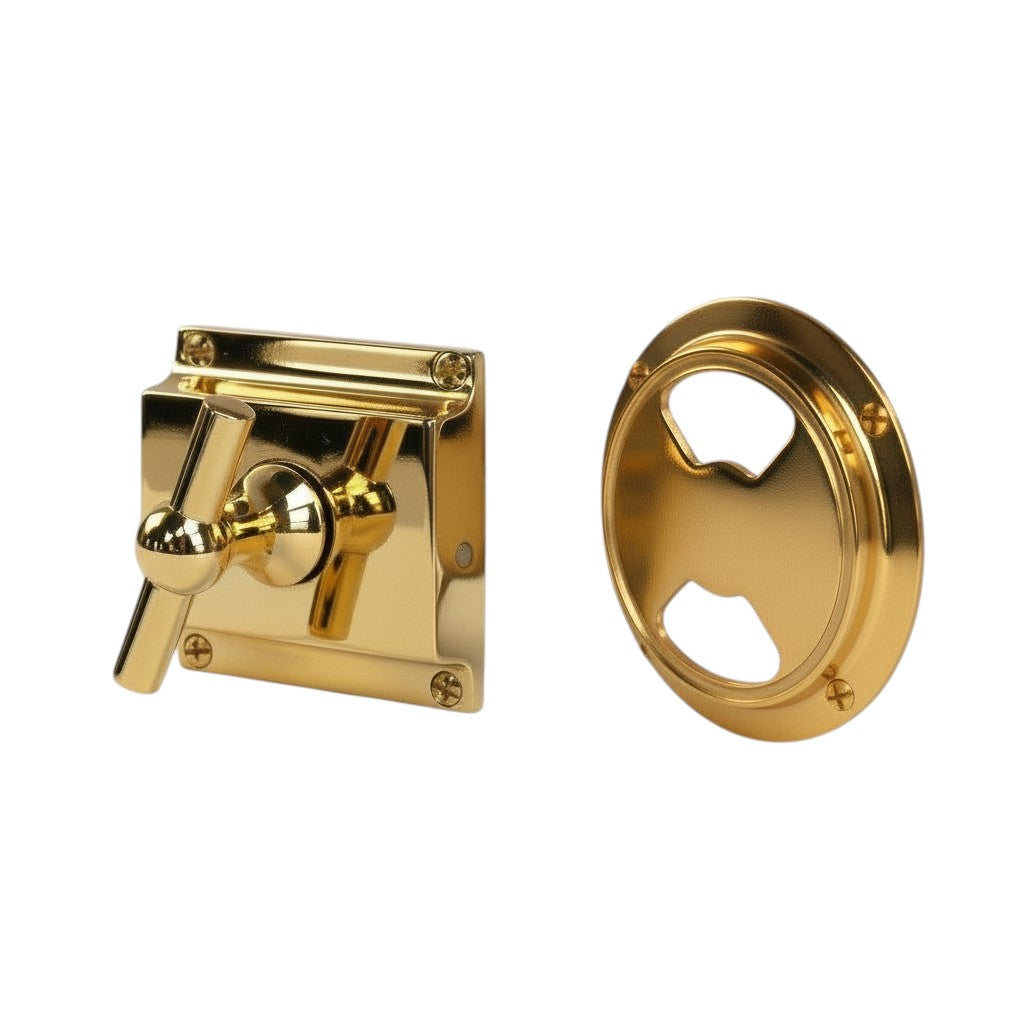 Toalettlås Mässing