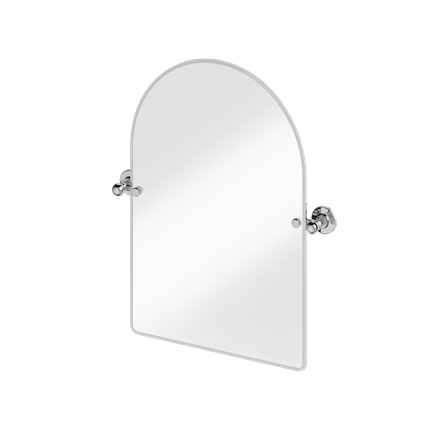 Burlington spegel bågformad 45x65 cm med väggfästen