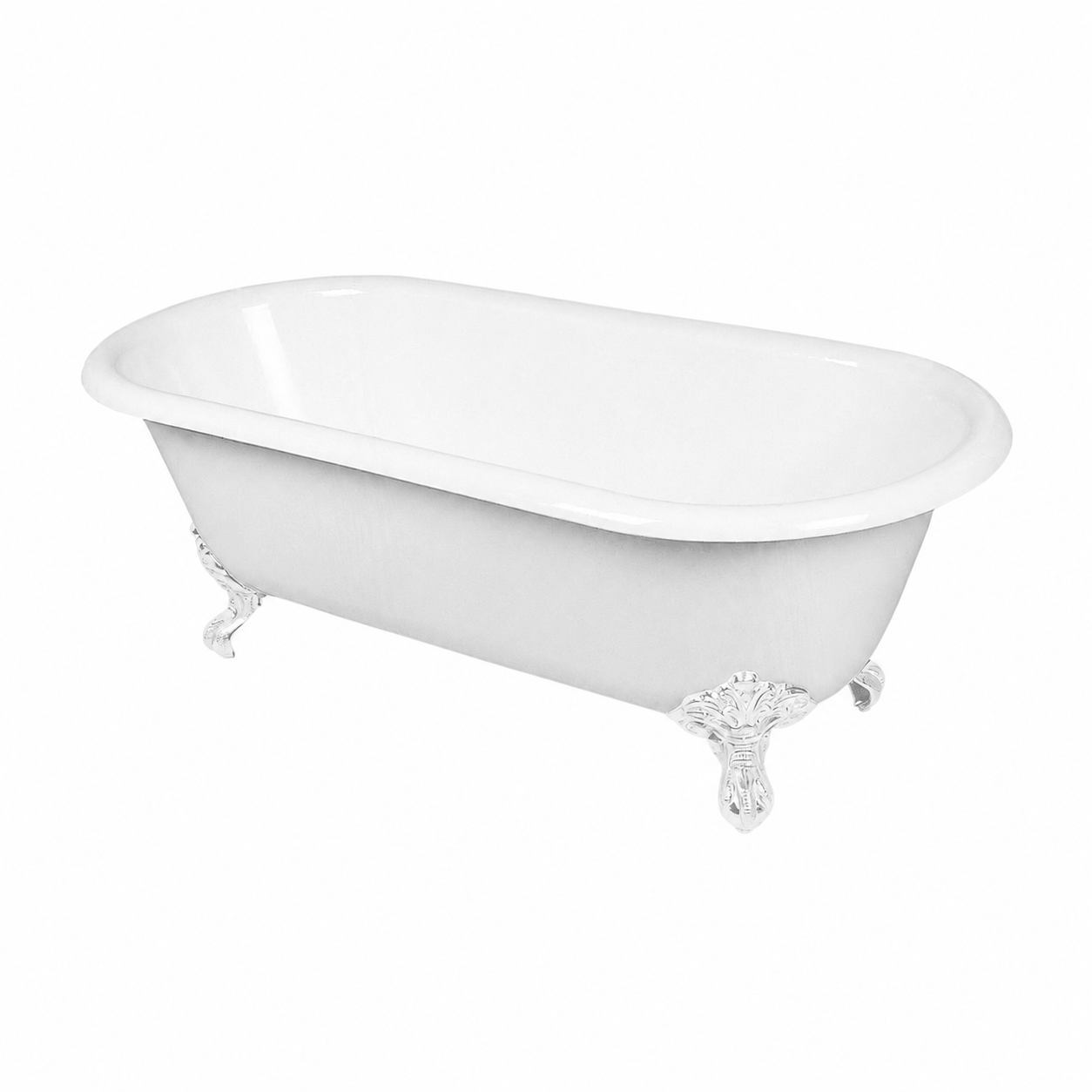 Palace gjutjärnsbadkar 154 cm med tassar