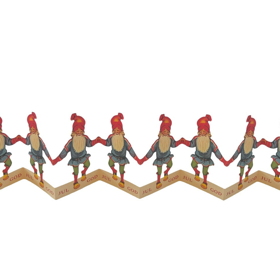 Pappersrad Tomte God Jul