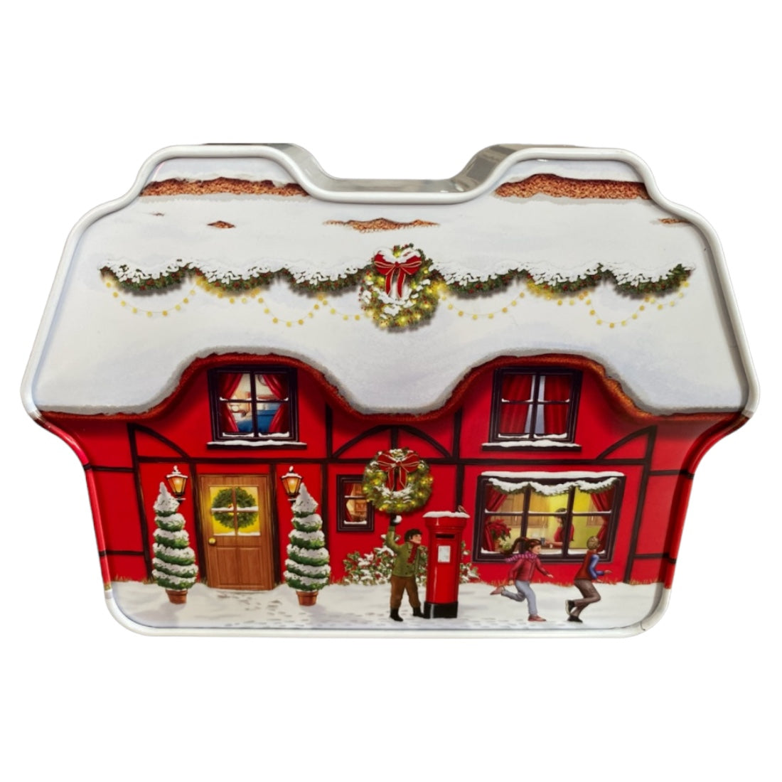 Plåtburk för julgodis - godisbutik