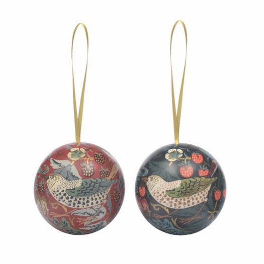 Julgranskula i plåt 2-pack William Morris