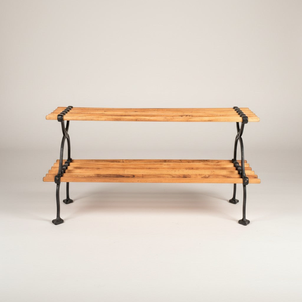 Skohylde Sekelskifte i træ &amp; støbejern