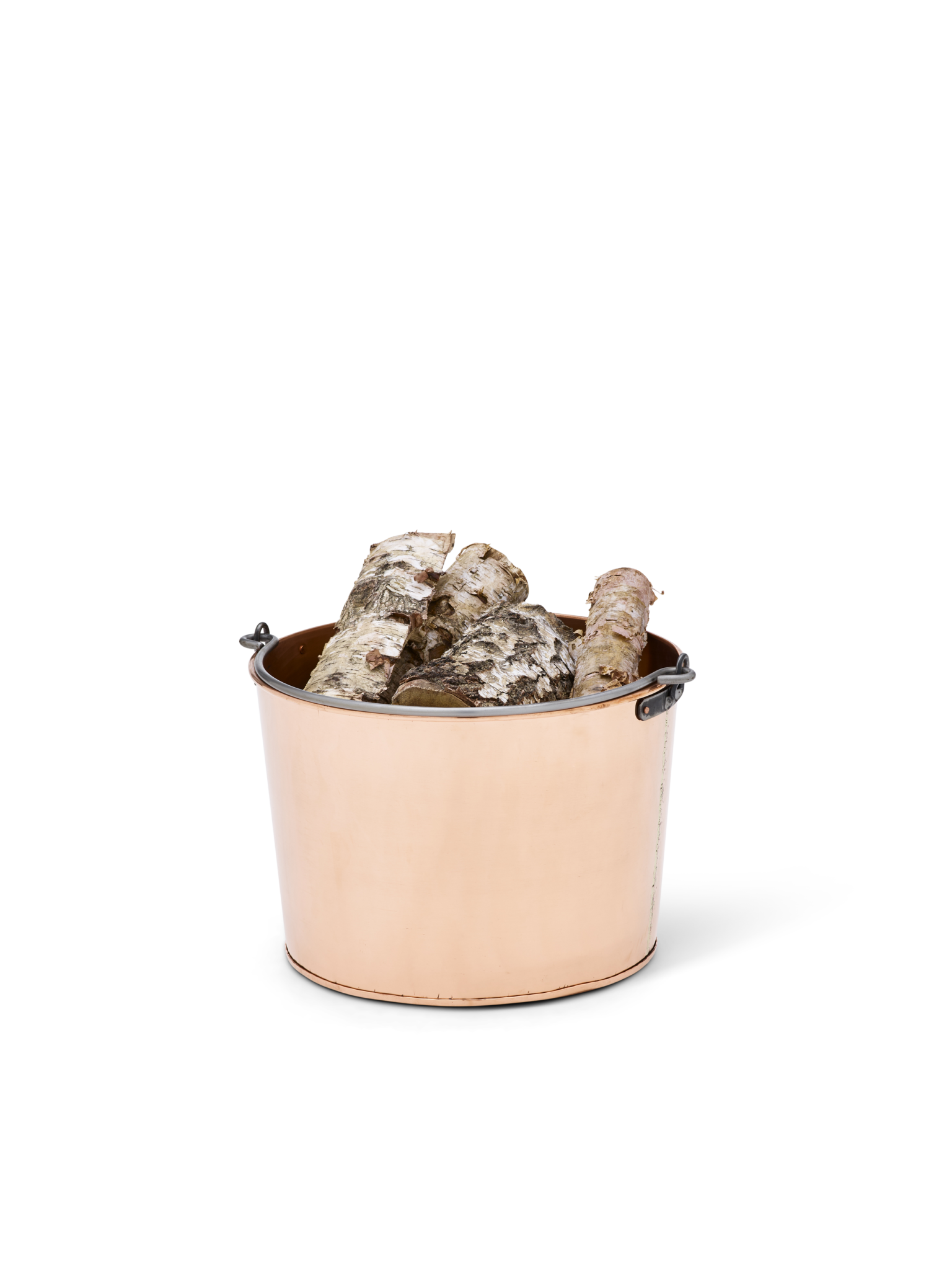 vedhink i koppar med smideshandtag