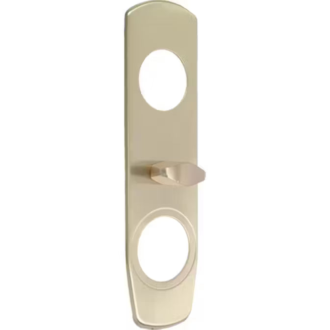 Vredskylt 4356 MP1 till tryckespaket i matt mässing