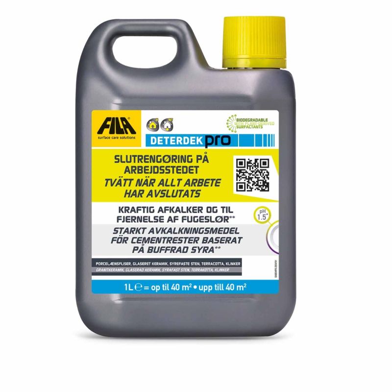 Syrevask til victorianske fliser 1 liter | Fila deterdec