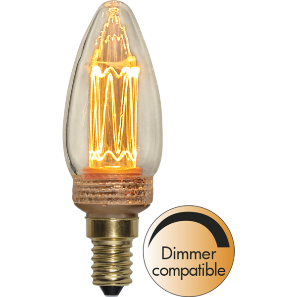 LED lampe E14 C35 Ny generation klassiker