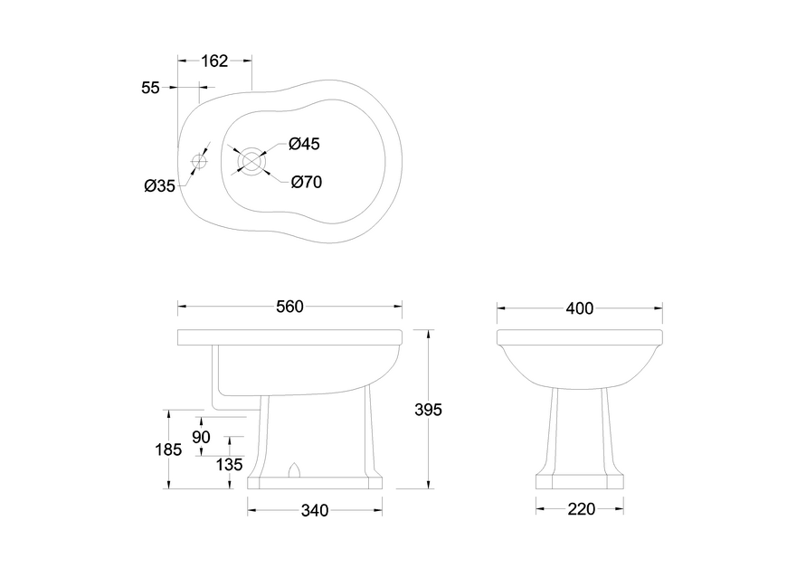 Burlington bidet