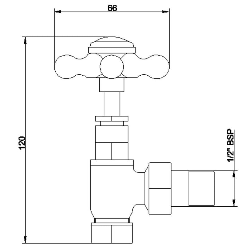 Ventiler till Sophia gammaldags handdukstork
