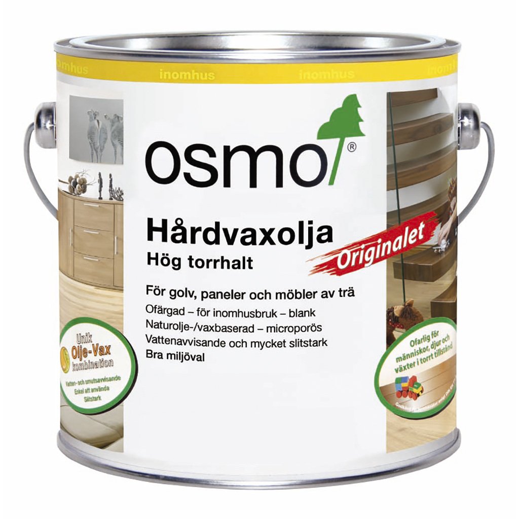 Osmo Hårdvoksolie naturlig pigmenteret mat 3041