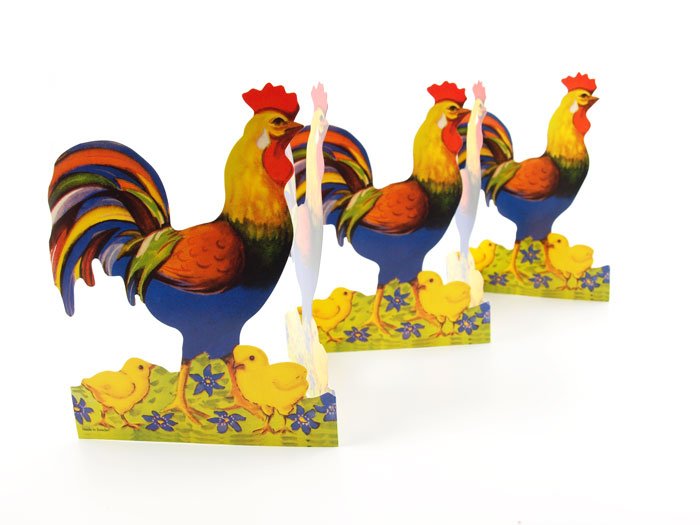 Paper Row Big Rooster